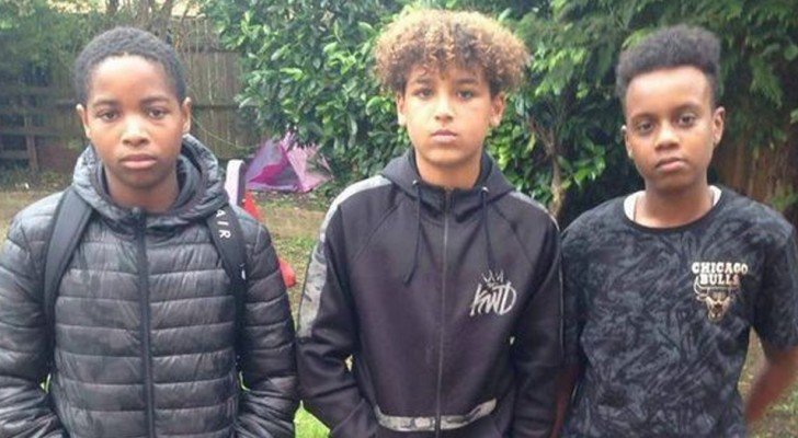 Er versucht, sein Leben zu beenden, indem er sich von einer Überführung stürzt, wird aber im letzten Moment von 3 heldenhaften Jungs gerettet